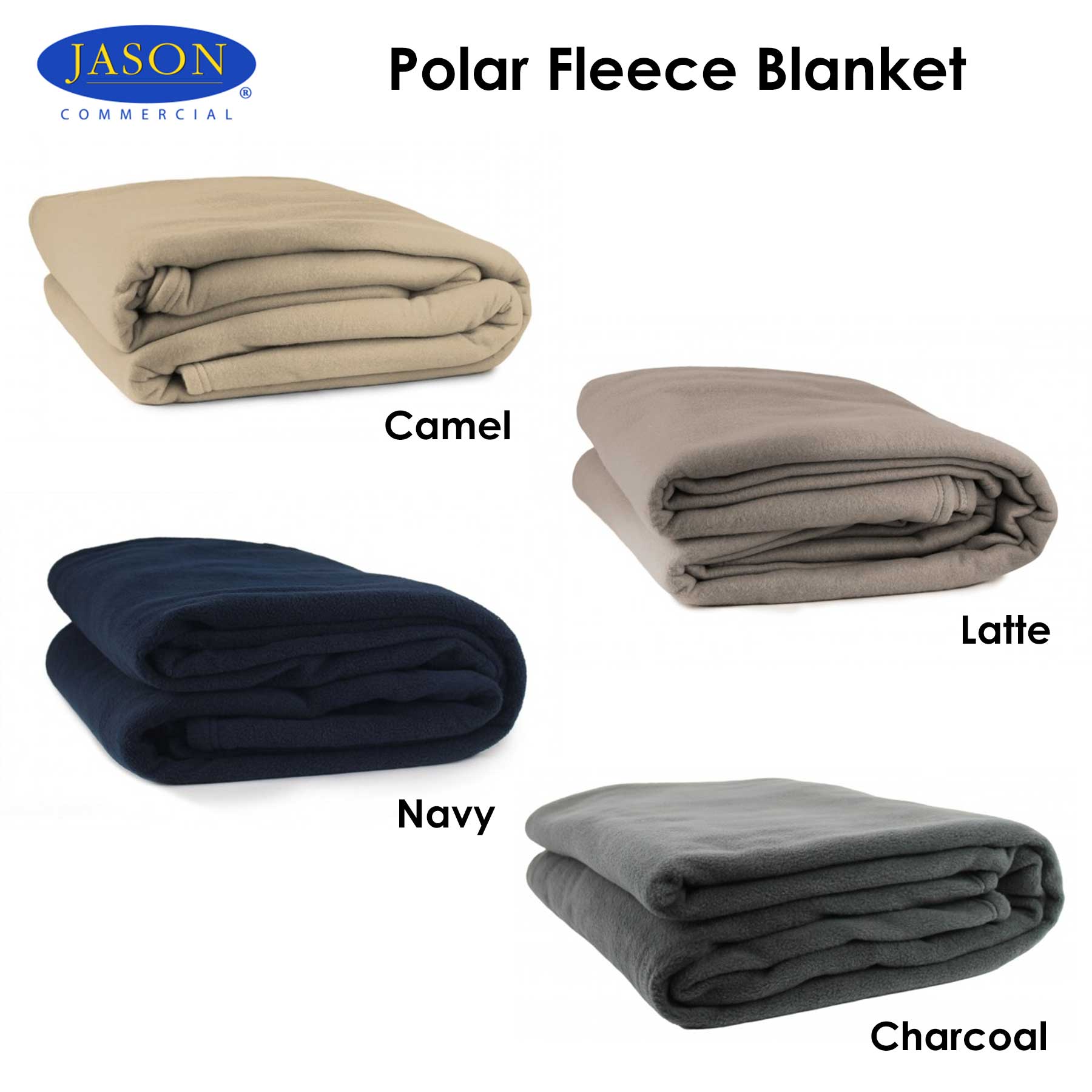 Polar Fleece Blanket Camel by Jason