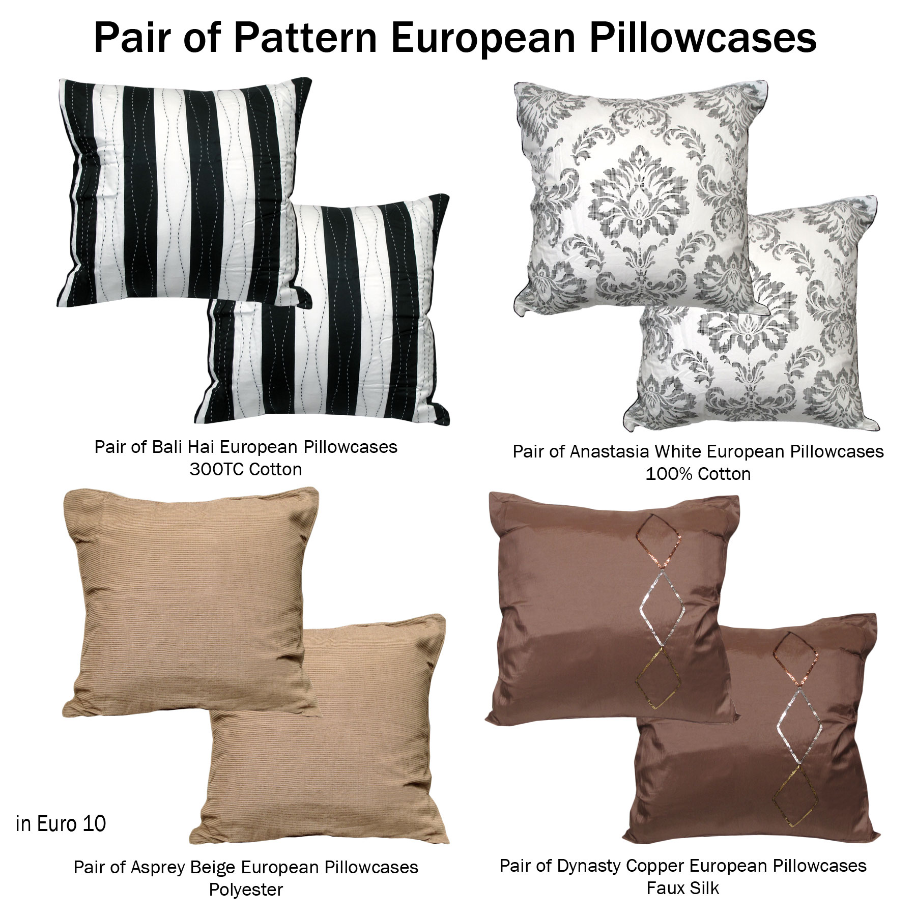 euro pillow cases target
